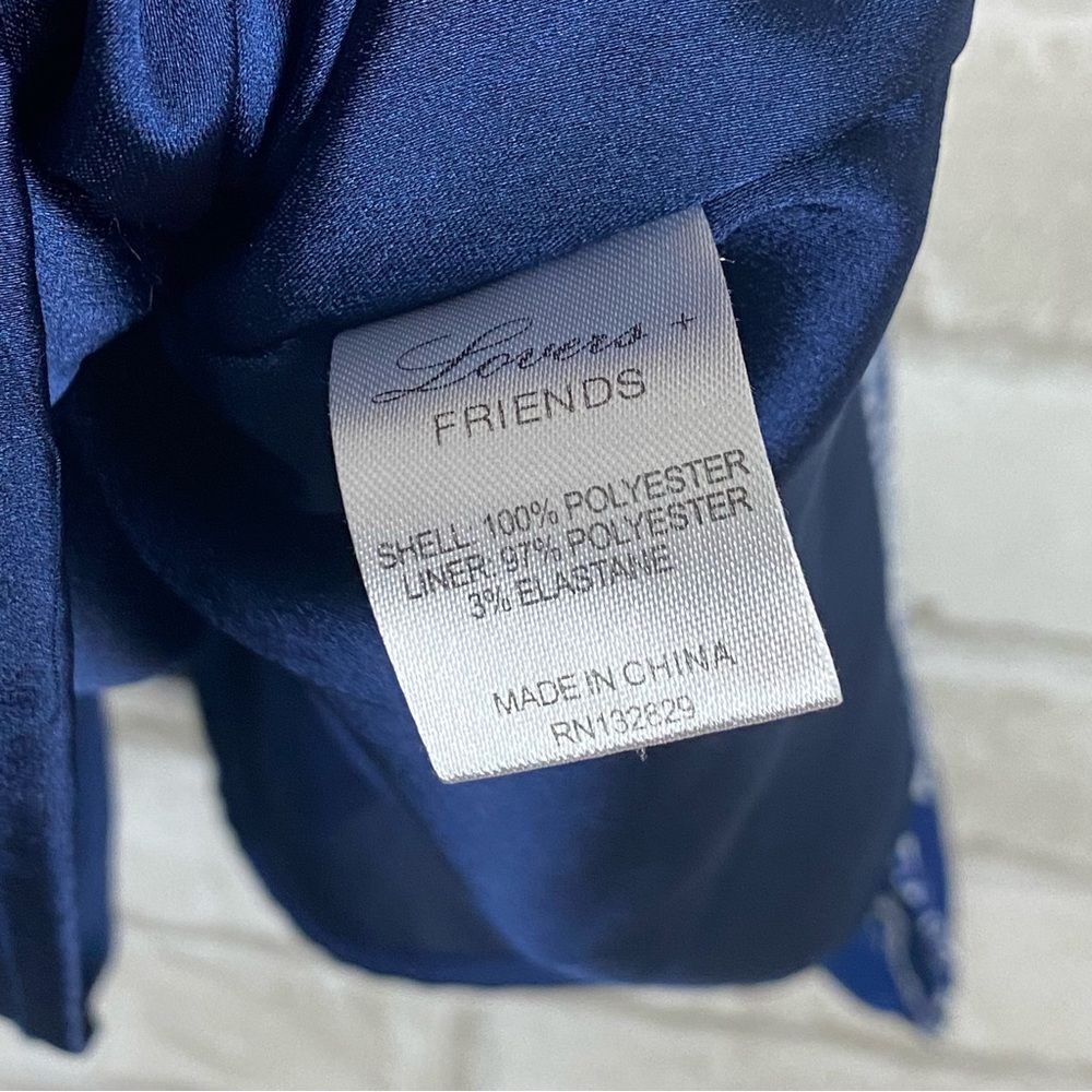 Lovers + Friends Blue & White Sleeveless Temple Dress Size M - Picture 15 of 16